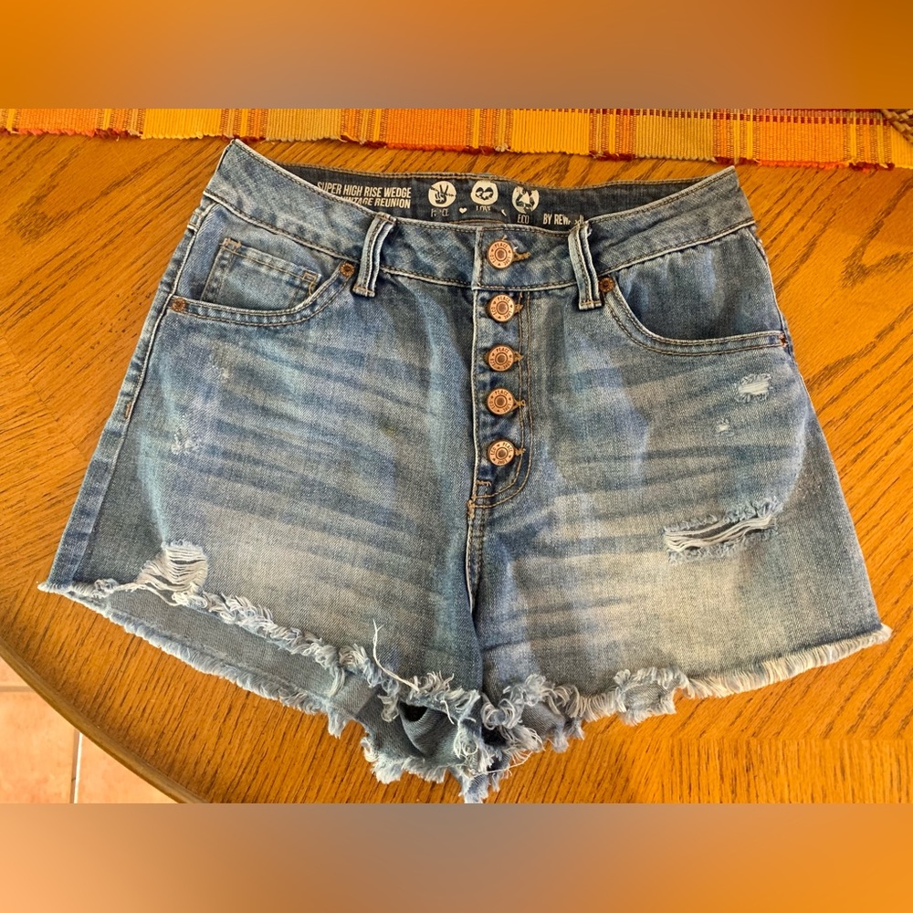 Rewash Size 5/27 High Rise Denim Shorts